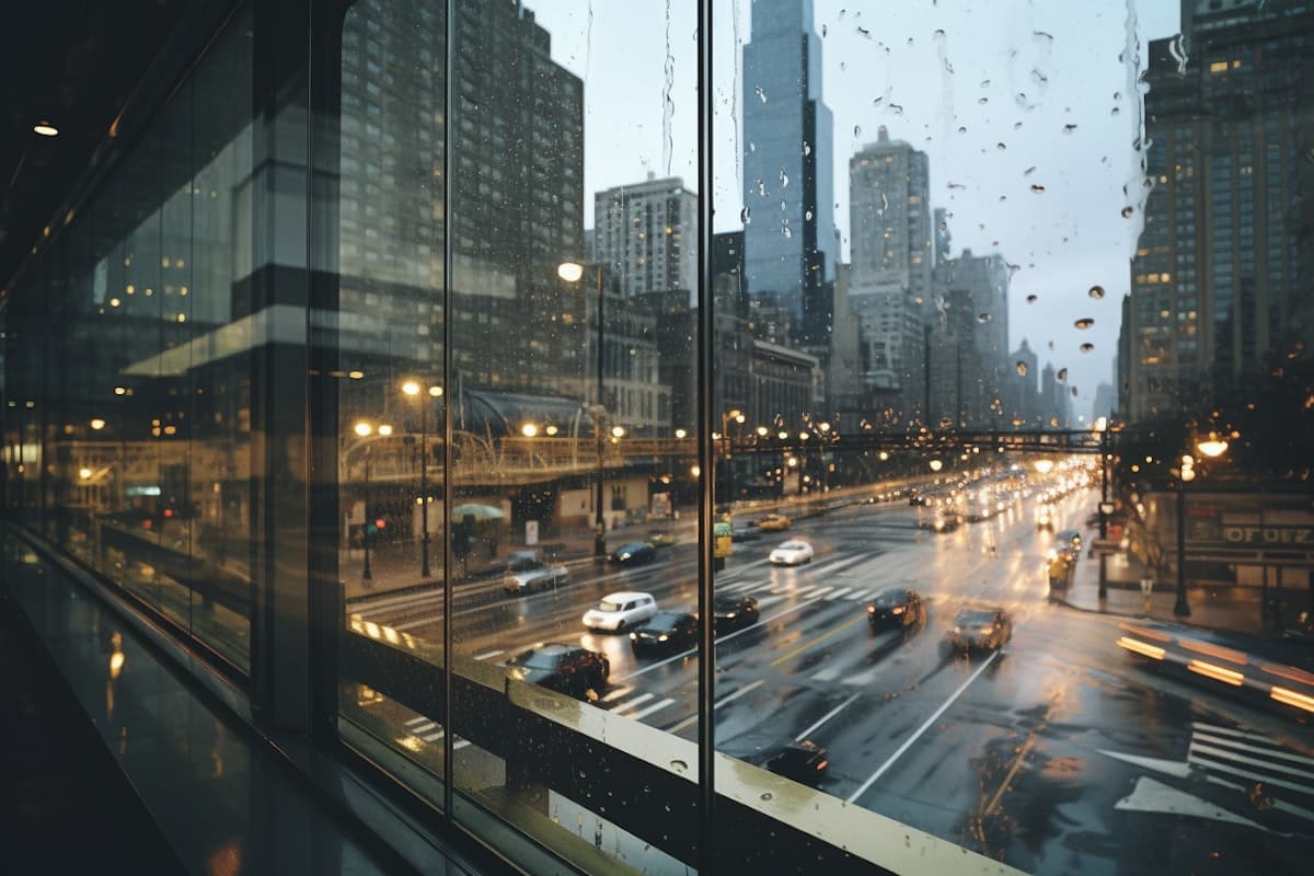 Tourists storing bags near Kings Cross Station before sightseeing